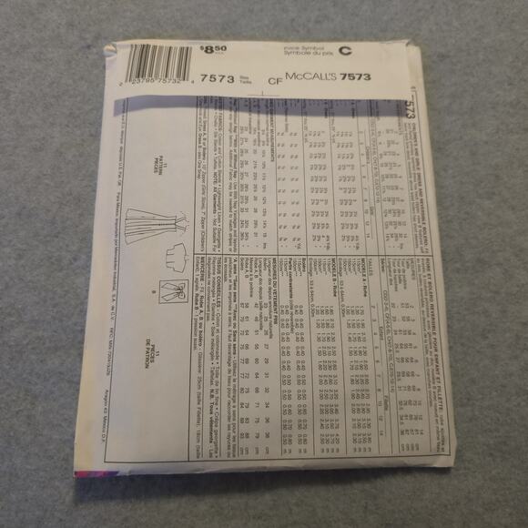 McCall’s 7573 Girls Dress Pattern Size 4-6 CF Easy Sew Special Moments - Picture 3 of 7